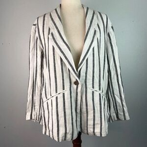 NWT Sanctuary Linen Rayon Blend Jacket Size L